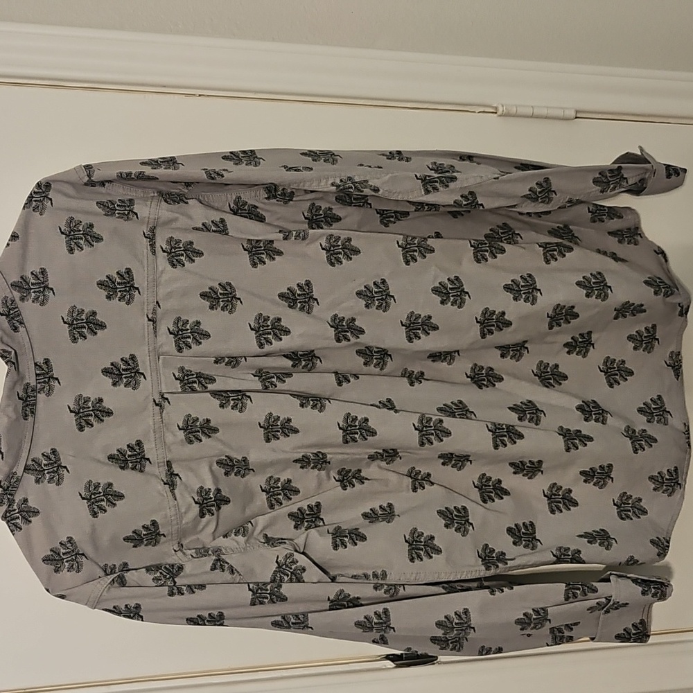 Brother/Sons Gray Button Up Shirt, Cowboy Button Up - Picture 3 of 3